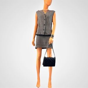BEELINE Knit 2 Piece Dress Micro Mini Skirt Matching Set